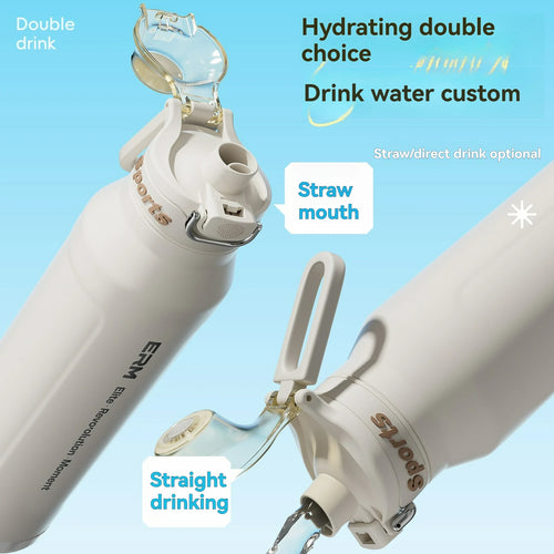 700ml Insulated Cup Stainless Steel Outdoor Sports Water Bottle Thermal Mug Office and Home Keeps Cold and Heat Vacuum Flask