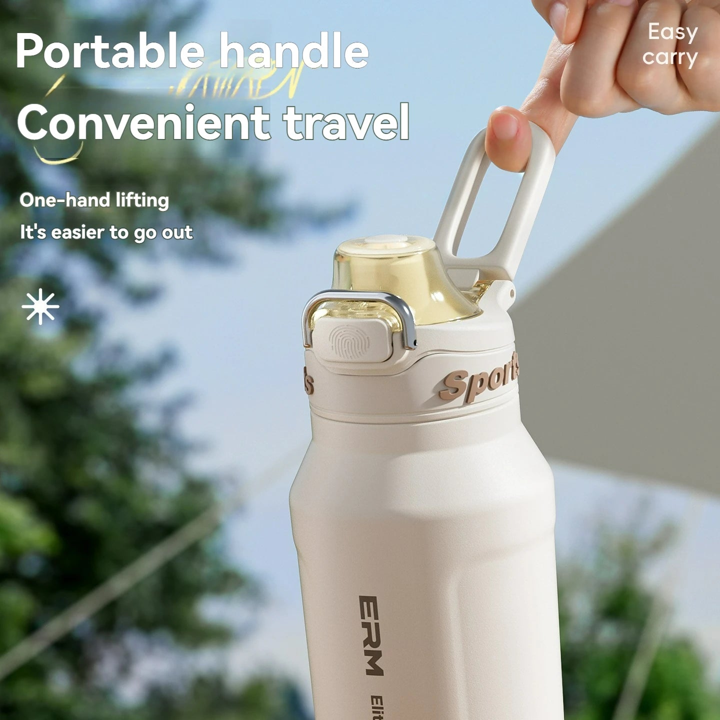700ml Insulated Cup Stainless Steel Outdoor Sports Water Bottle Thermal Mug Office and Home Keeps Cold and Heat Vacuum Flask